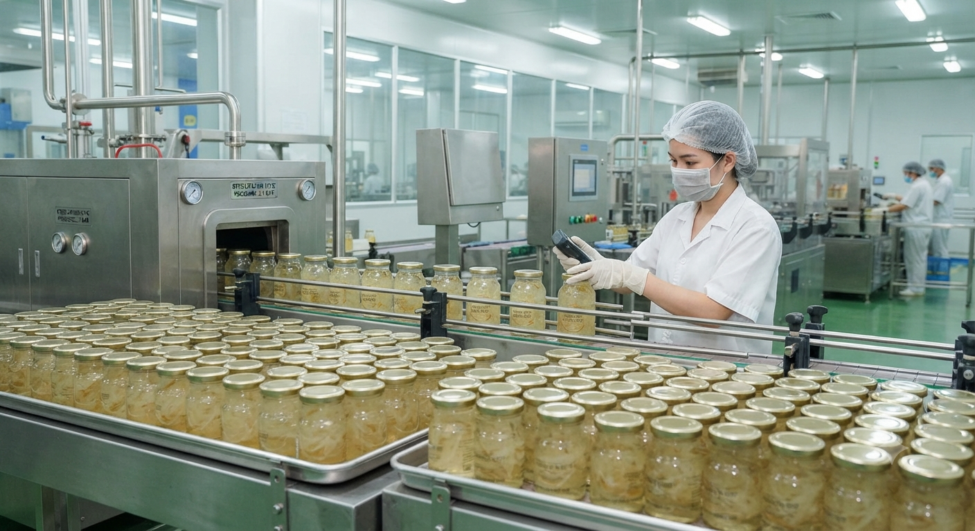 Yến chưng tiệt trùng và công nghệ bảo quản tiên tiến